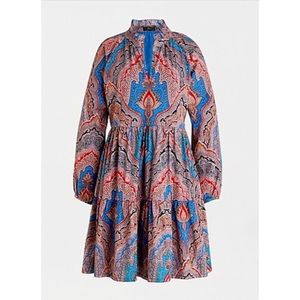 A-line Dress in Ratti Mediterranean Paisley